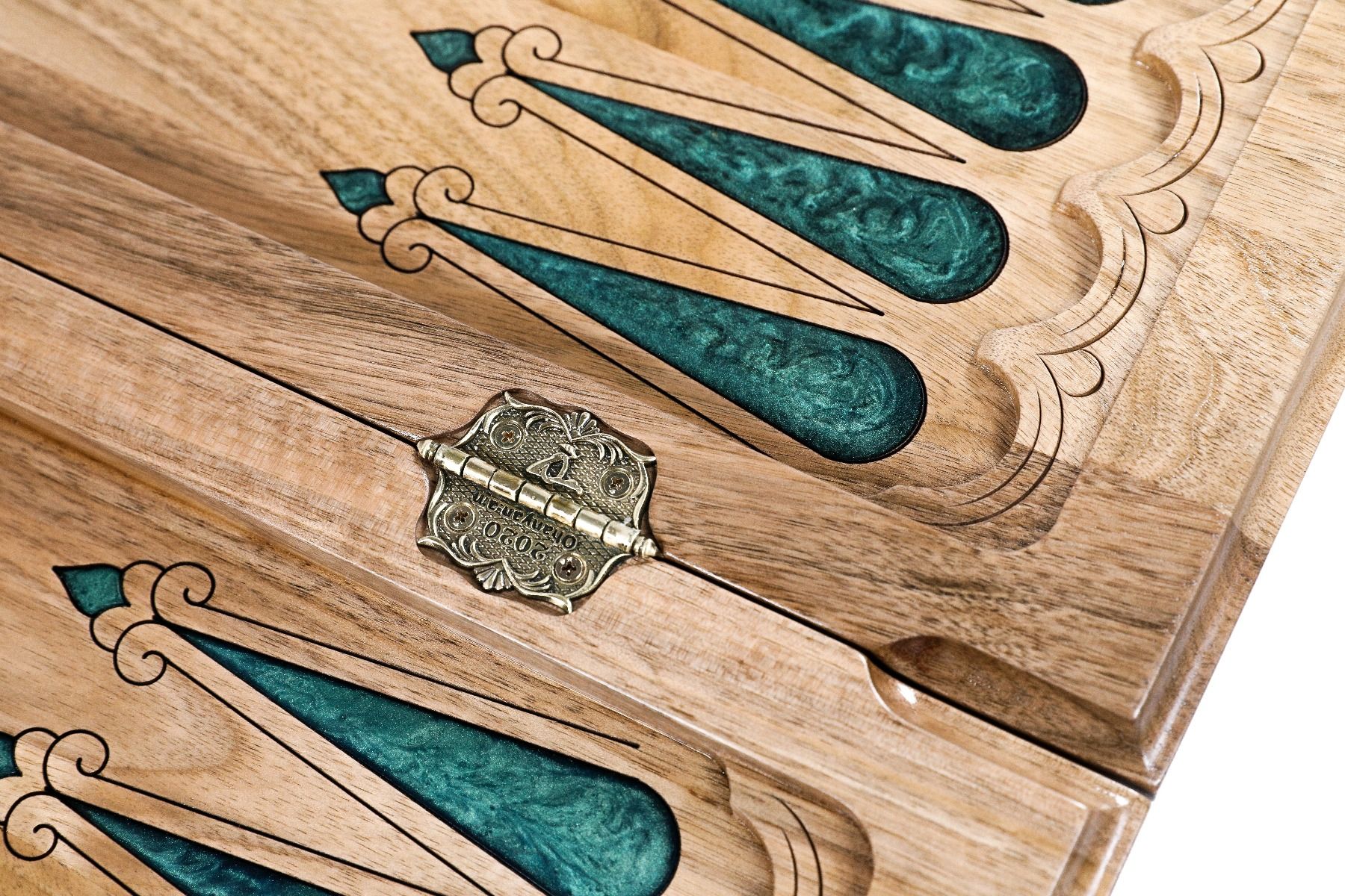 Epoxy Backgammon Set - Tree - Unumperfectus