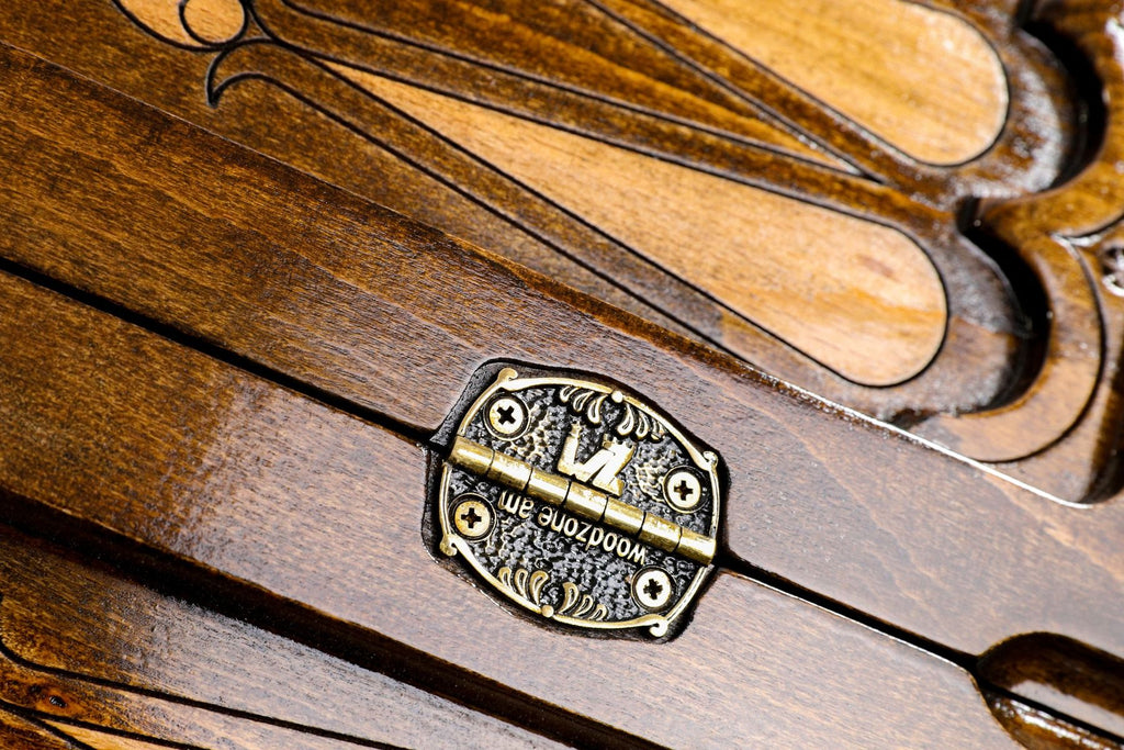 Armenian Wooden Backgammon Board Church of St. Hripsime 23.6" | 60 cm