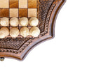 Star Shaped / chess set - board surface detail