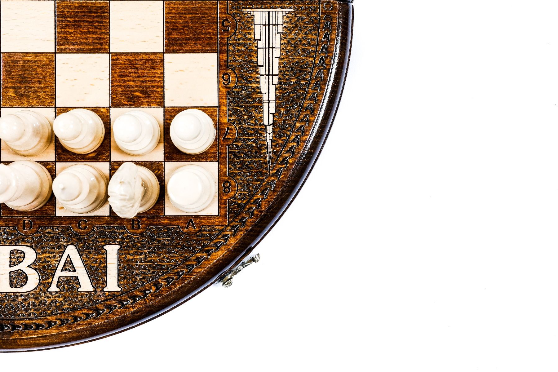 Chess Set - Circular Dubai - Unumperfectus