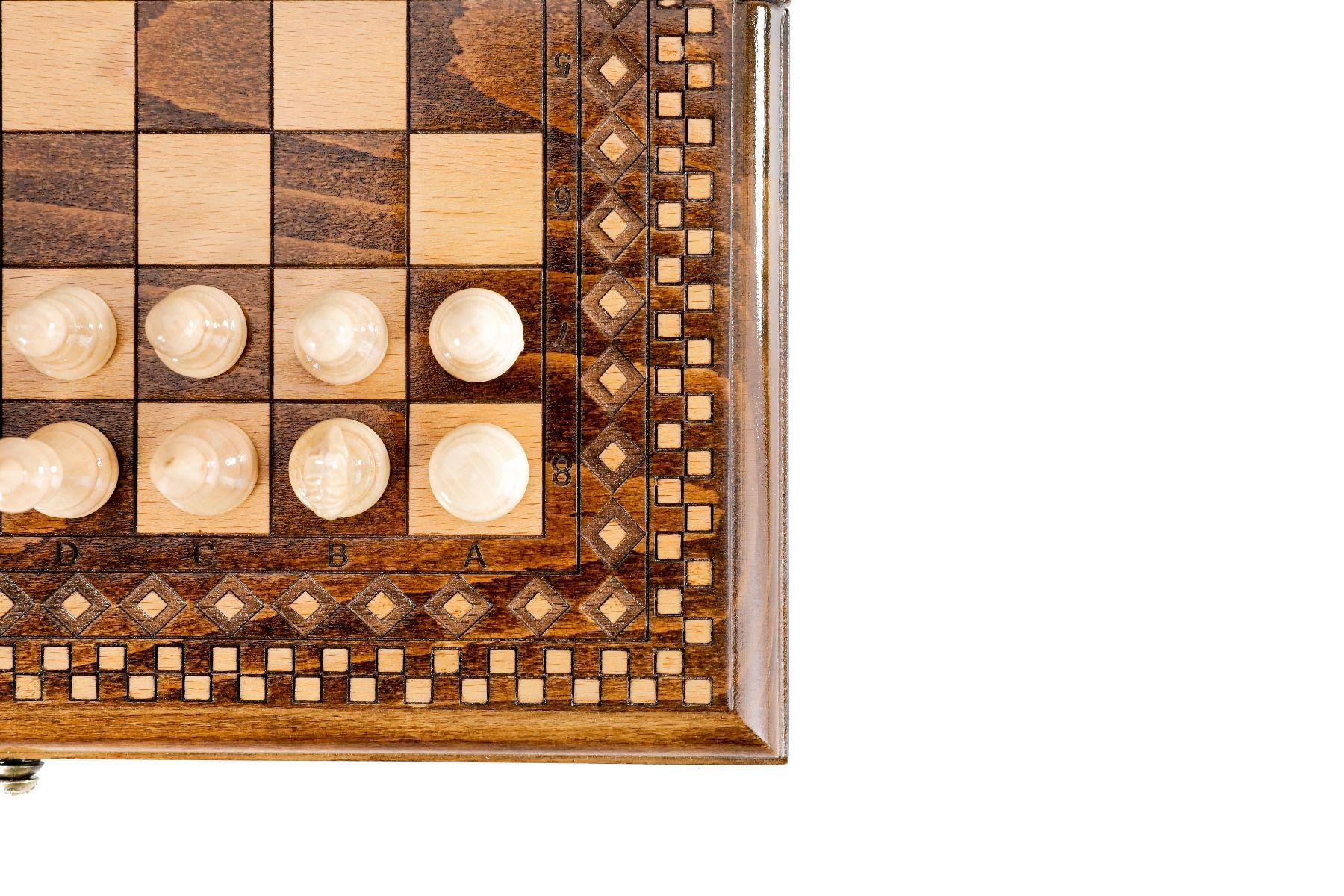 Wooden Chess Set With Classic Design 30 cm | 11.8" - Unumperfectus