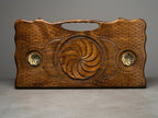 Luxury Backgammon Set – Armenian Eternity Symbol with Bronze Details