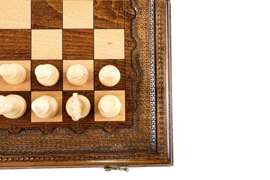 Chess Set - Classic Wooden Design - Unumperfectus