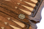 Bear & Deer Two-Sided Backgammon Set - Mountain Contour Design