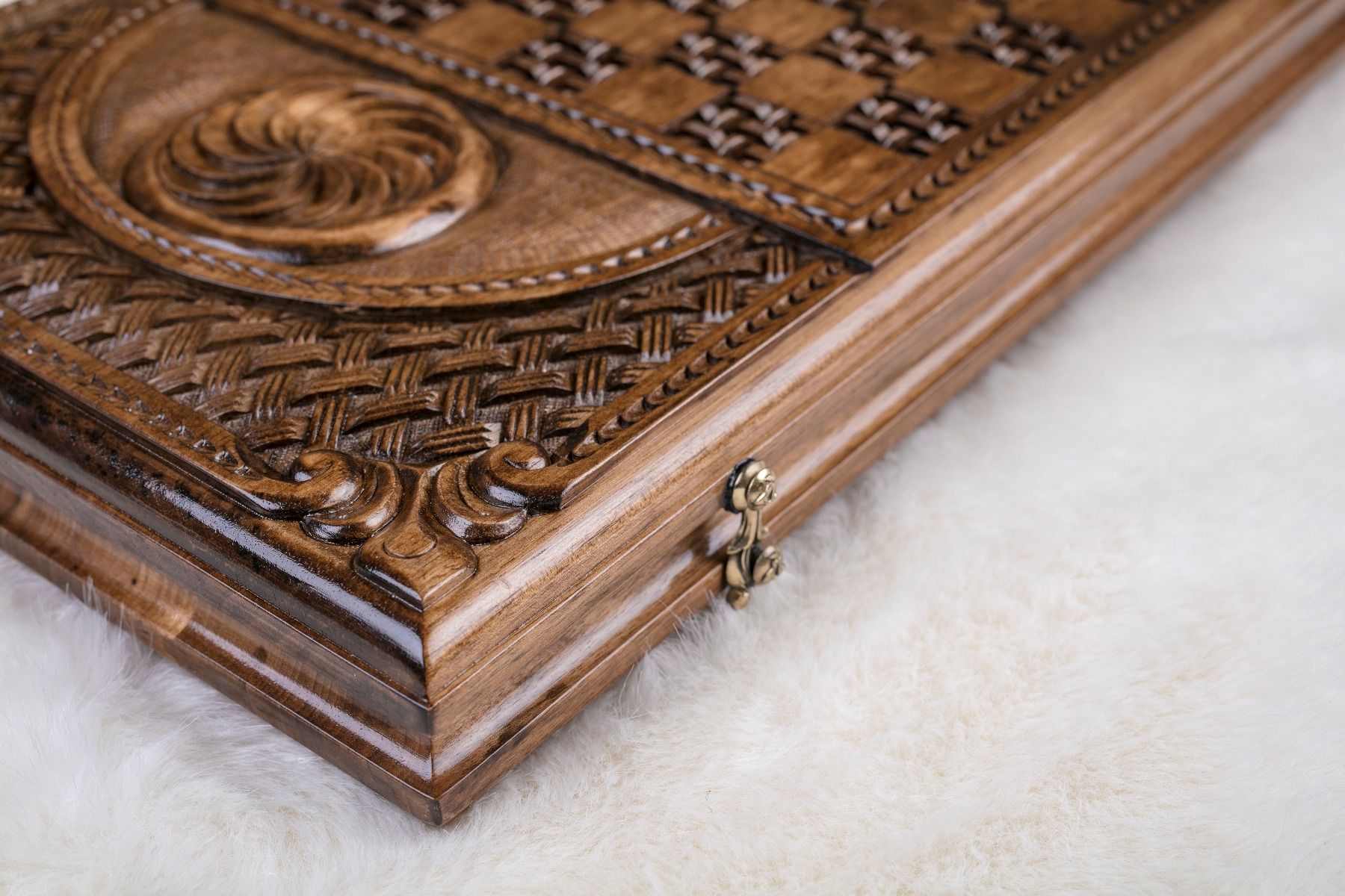 Luxury handmade backgammon set for gifting