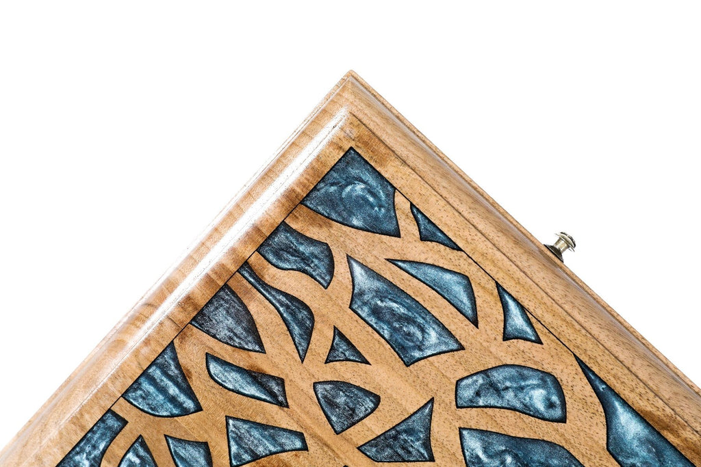 Epoxy Backgammon Set - Tree - Unumperfectus