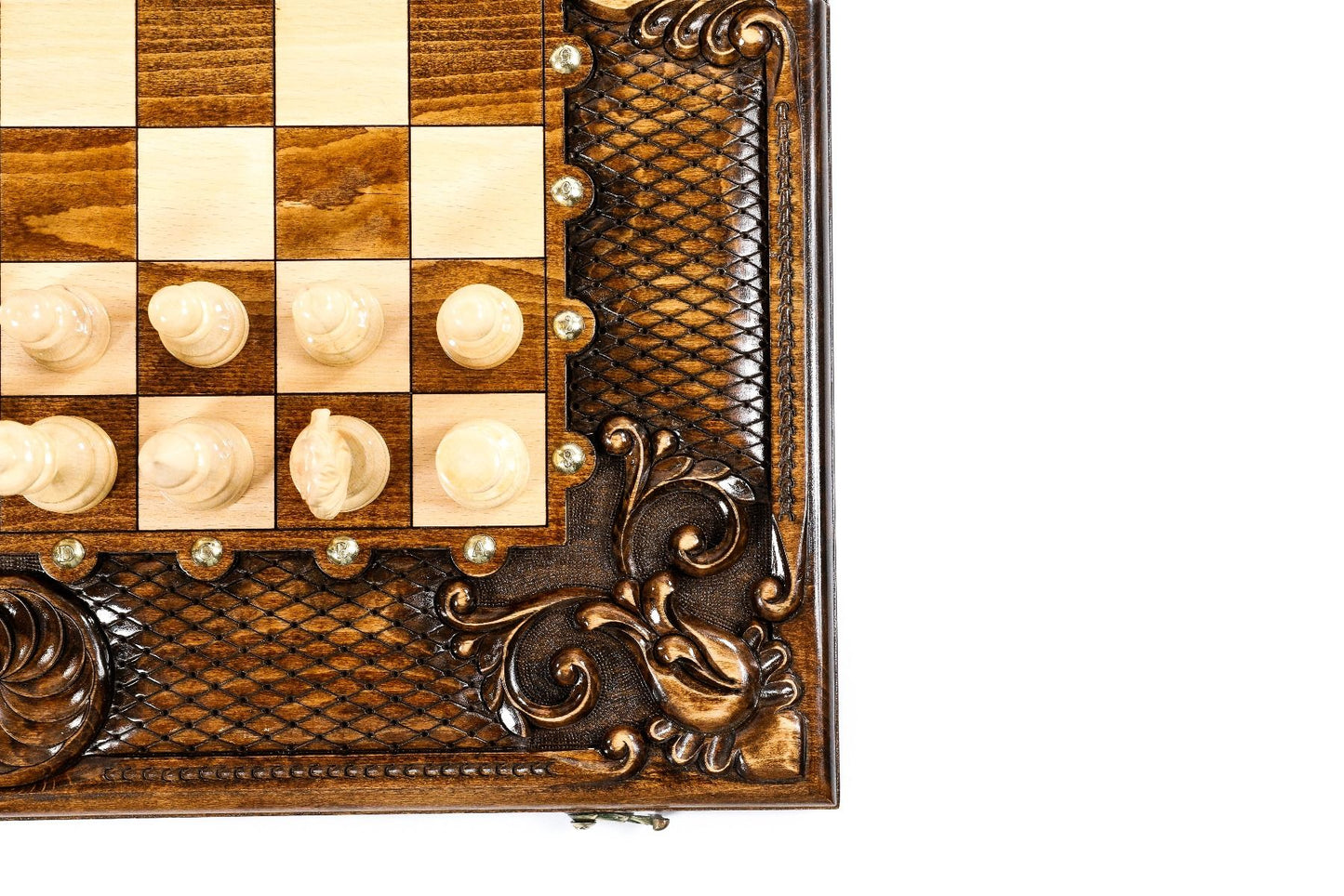 Chess-backgammon classic Eternity with patterns
