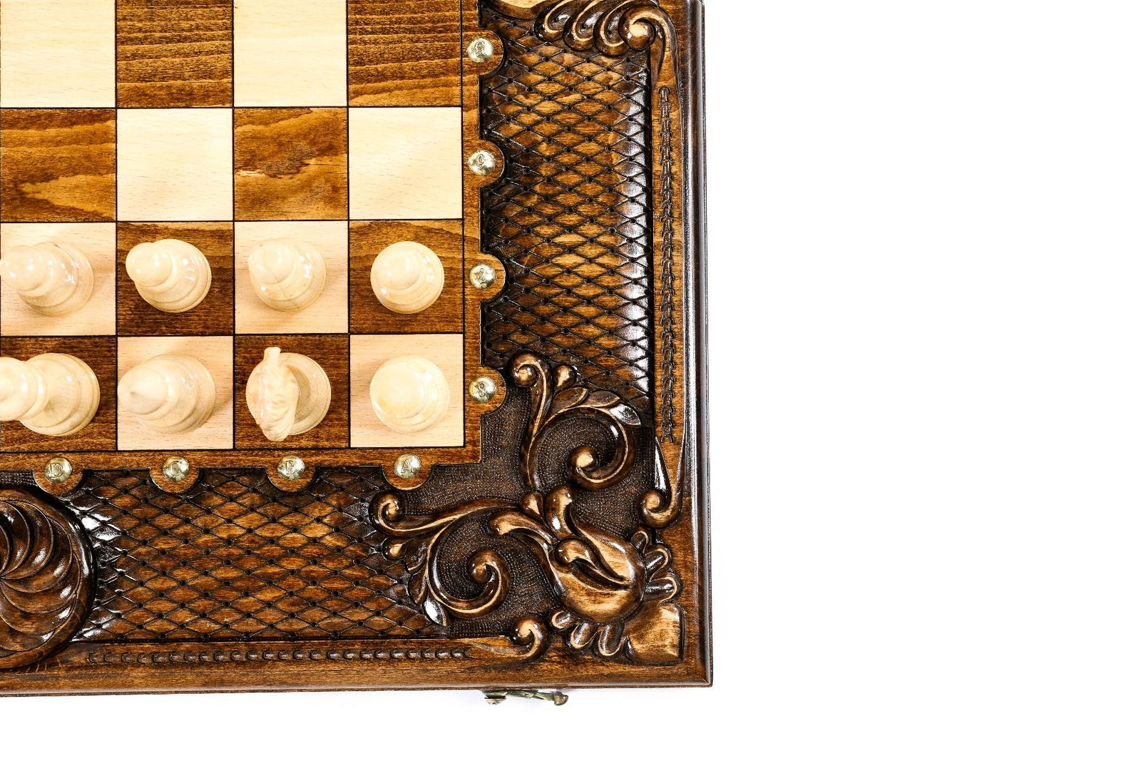 Chess-backgammon classic Eternity with patterns - Unumperfectus