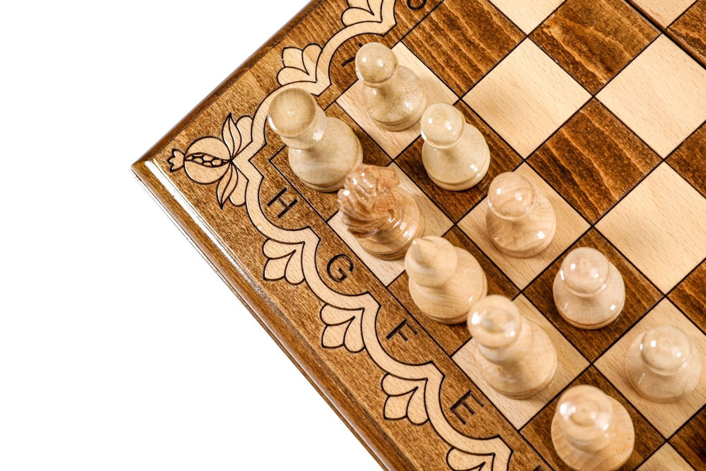 Handcrafted Chess Set With Classic Design 40 cm | 15.6" - Unumperfectus