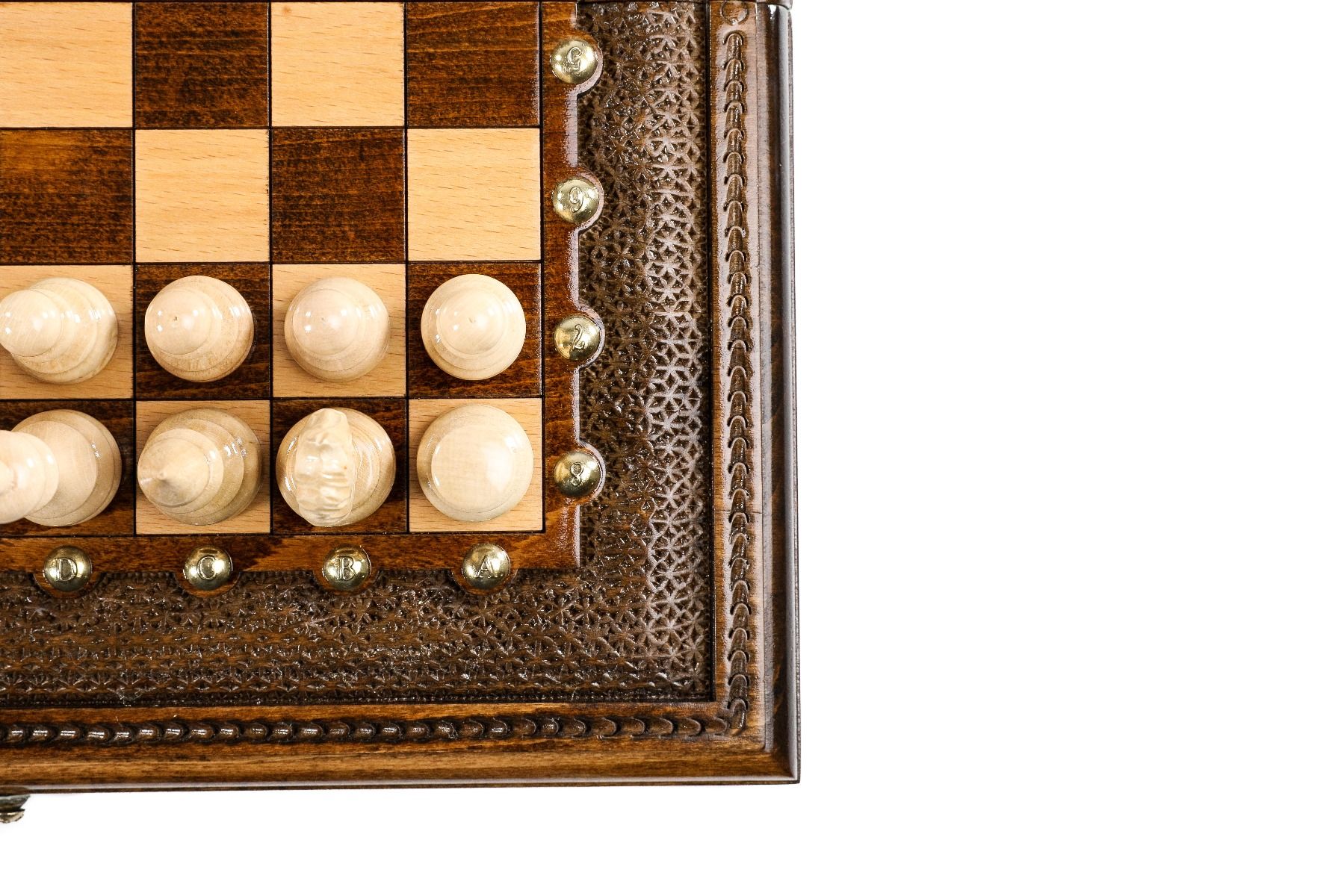 Classic 2-in-1 Wooden Chess & Backgammon Board - Unumperfectus