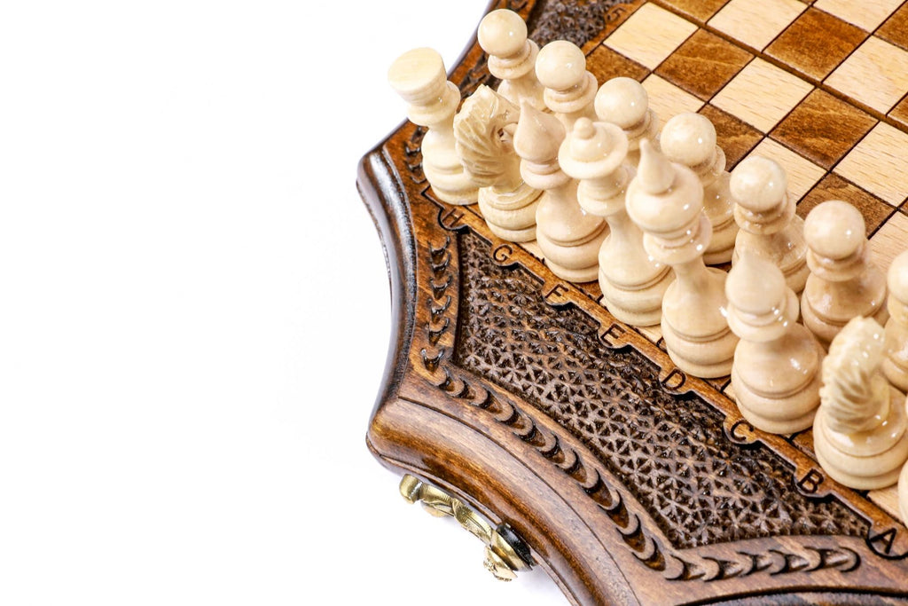 Handcrafted Chess Set Star-Shaped 30 cm / 11.8" - Unumperfectus