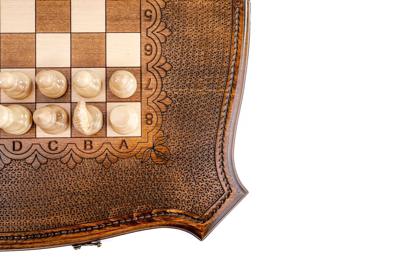 2-in-1 Wooden Chess & Backgammon Board - Unumperfectus