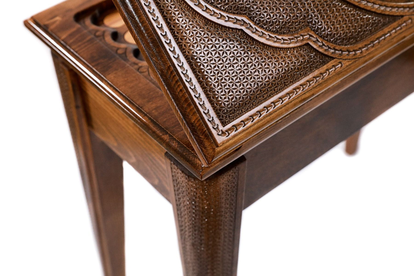 Backgammon Table with Eternity Sign