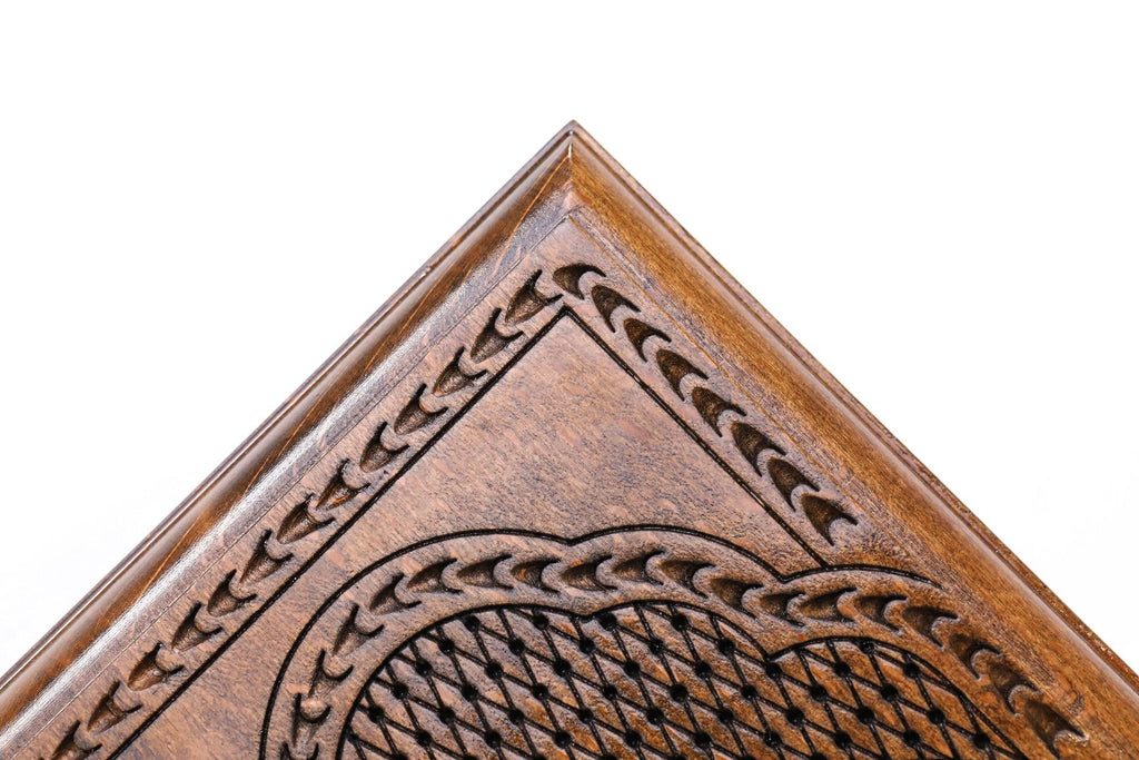 Wooden Classic Ornamental Backgammon Board 11.8" | 30 cm - Unumperfectus