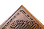 Classic Ornamental backgammon board - side profile showing the craftsmanship