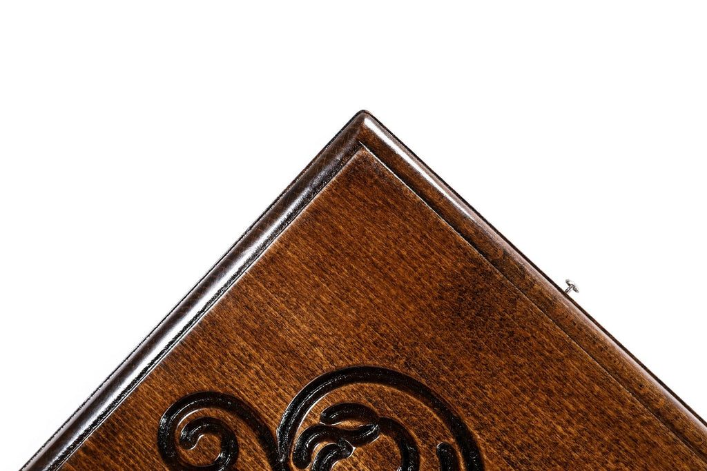 Wooden Carved Backgammon Set Rococo 23.6" | 60 cm - Unumperfectus