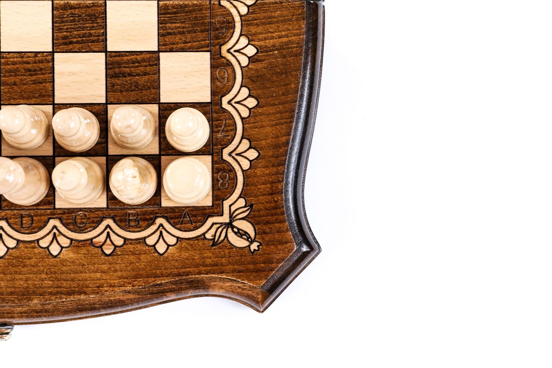 Wooden Chess & Backgammon 30 cm | 11.8" - Unumperfectus