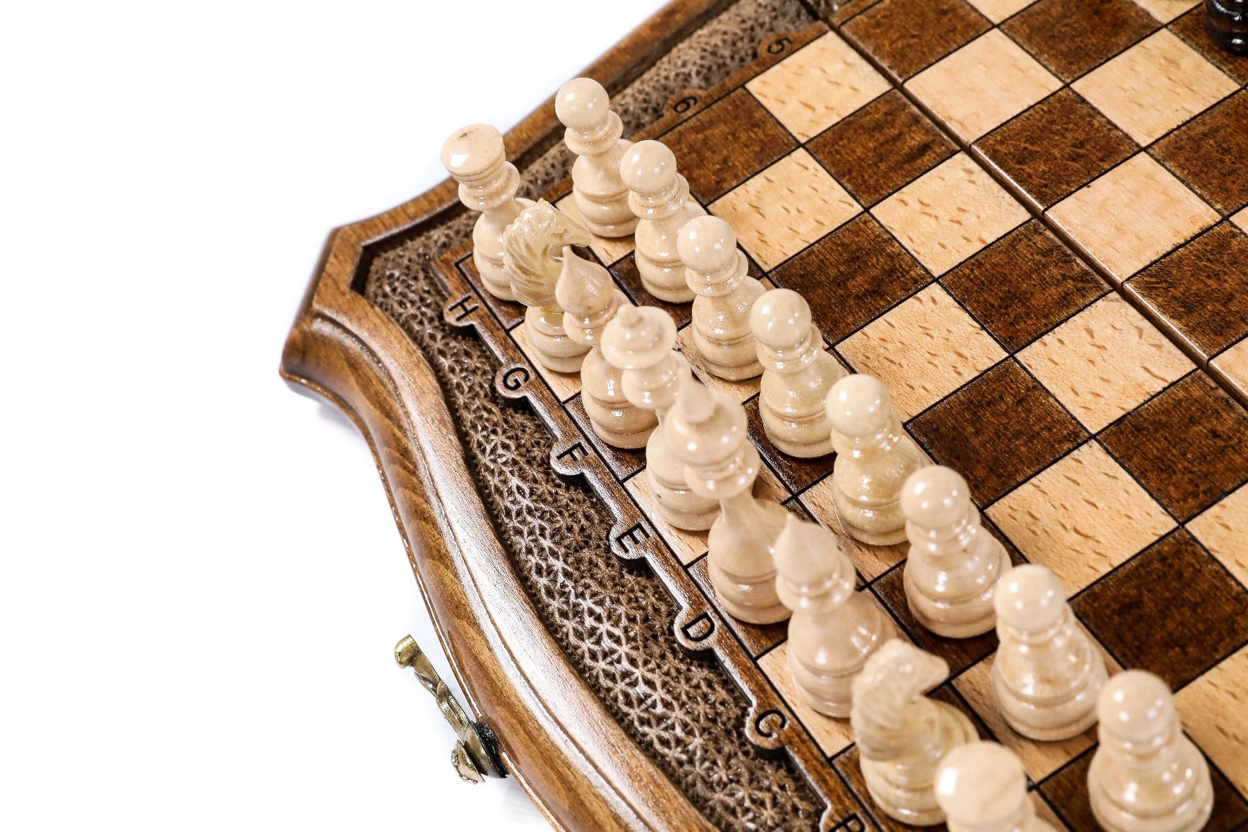 Handmade Chess Set Classic Design 24 cm | 9.4" - Unumperfectus