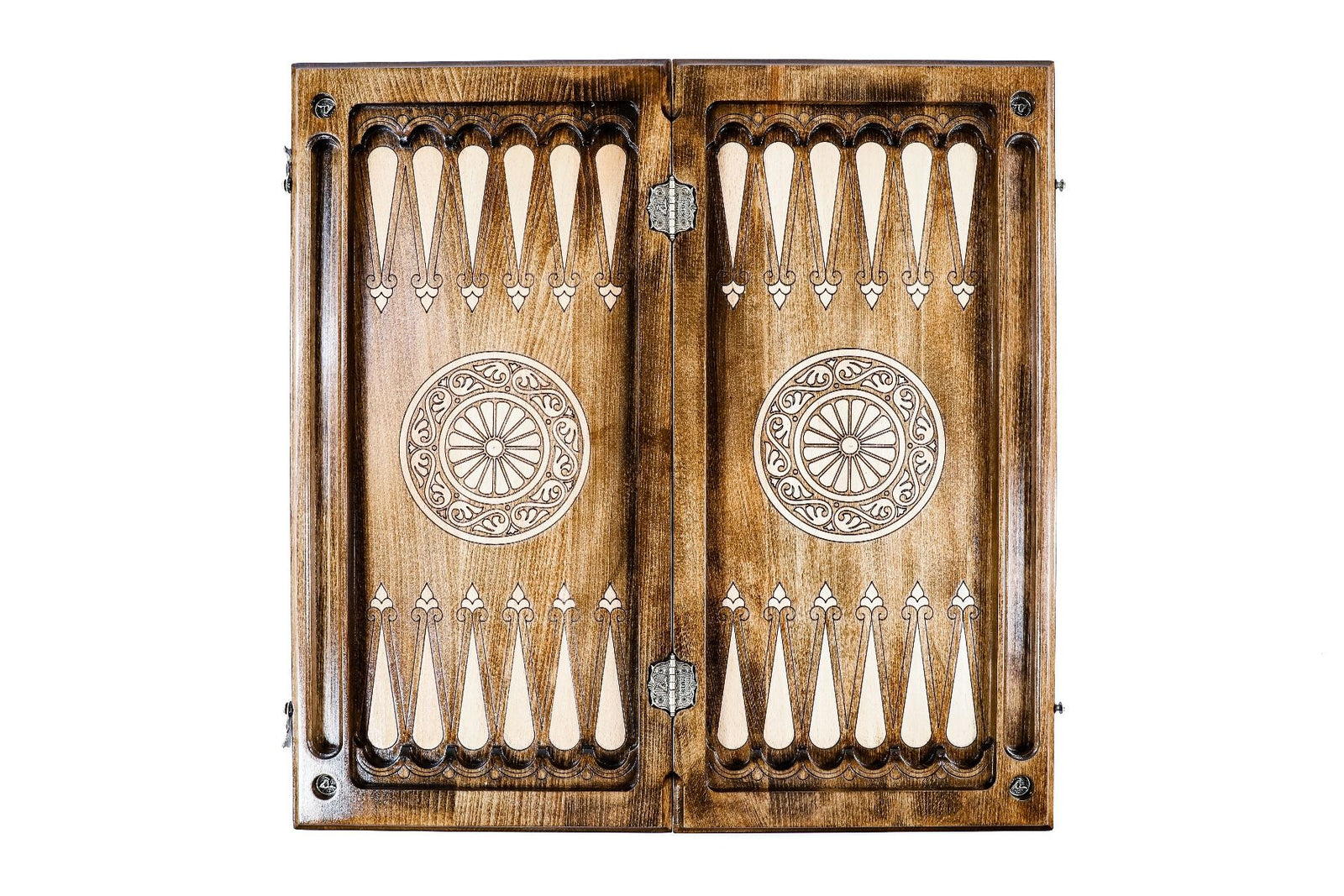 Chess Set & Backgammon Board Classic 60 cm | 23.6" - Unumperfectus