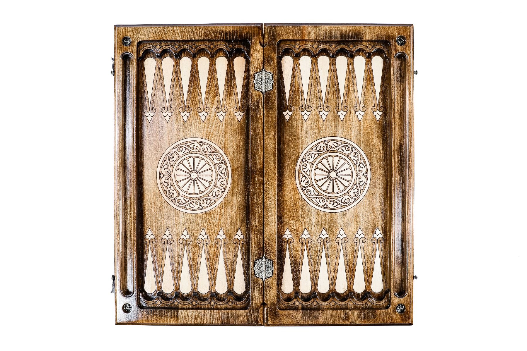 Chess Set & Backgammon Board Classic 60 cm | 23.6" - Unumperfectus