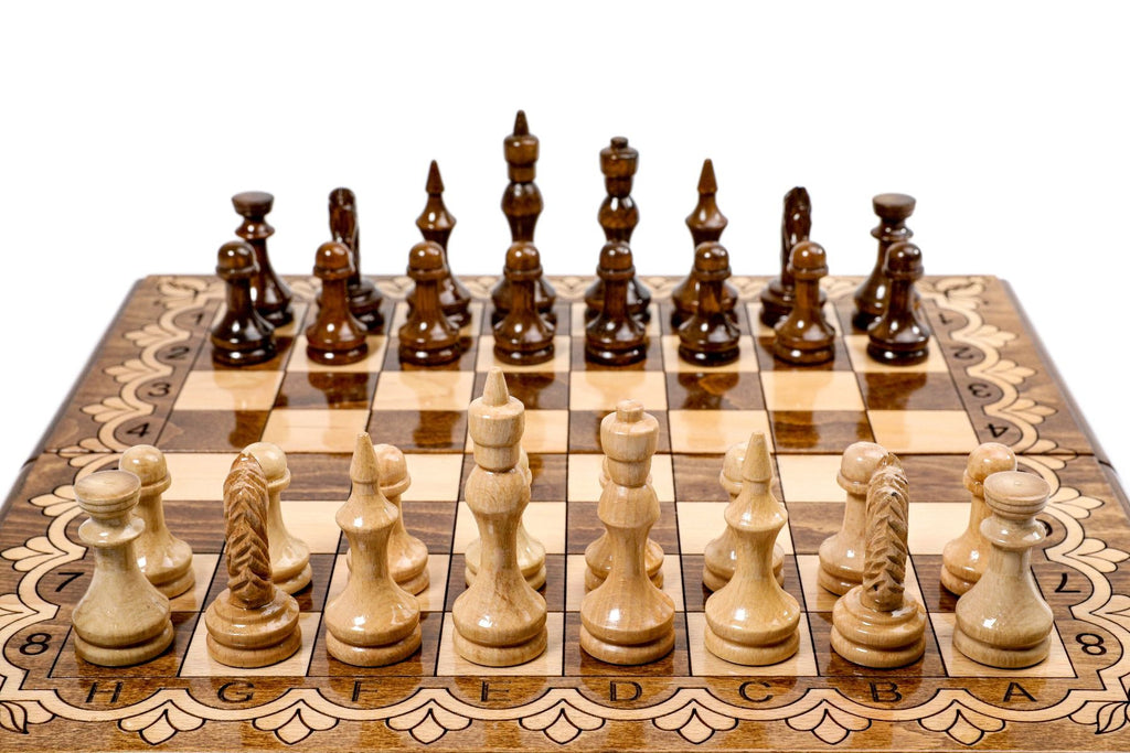 Handcrafted Chess Set With Classic Design 40 cm | 15.6" - Unumperfectus