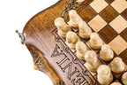 Mount Ararat chess and backgammon set - carrying case included