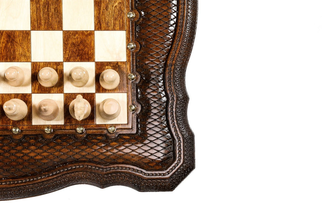 Chess Table Luxury with Contour Outline - Unumperfectus