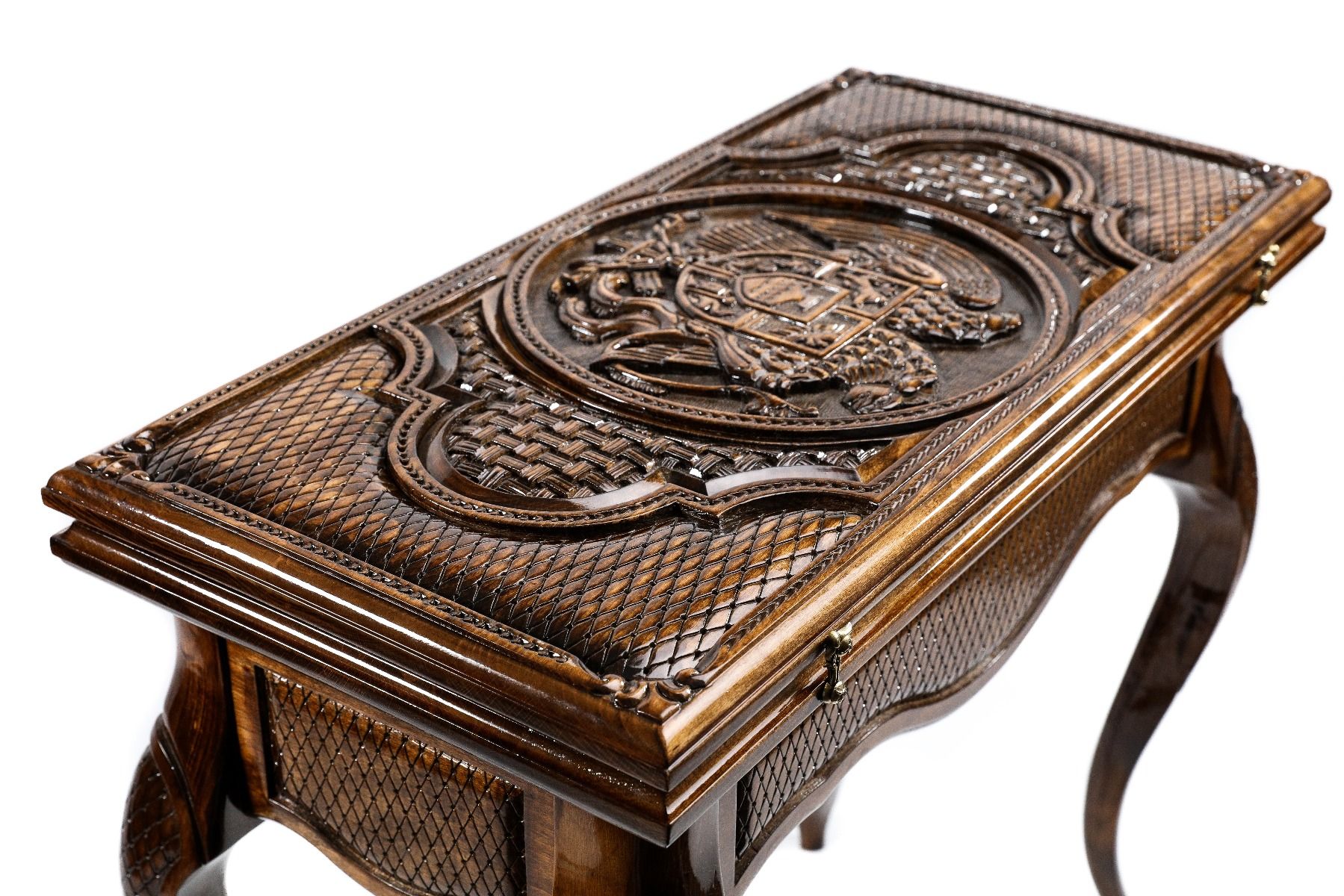 Backgammon Table Armenian Coat of Arms - Unumperfectus