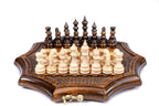 Star Shaped / chess set - angled view showing the craftsmanship