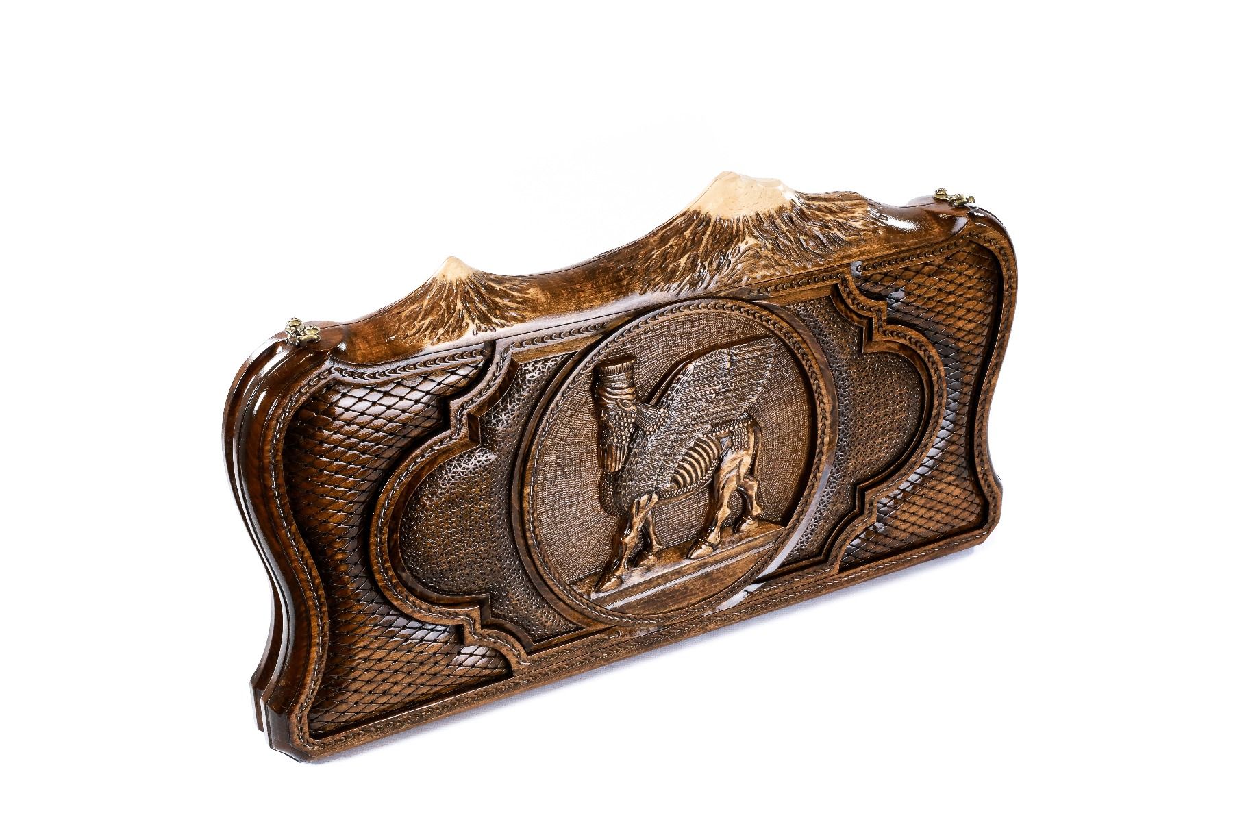 Backgammon Board - Assyrian Coat of Arms
