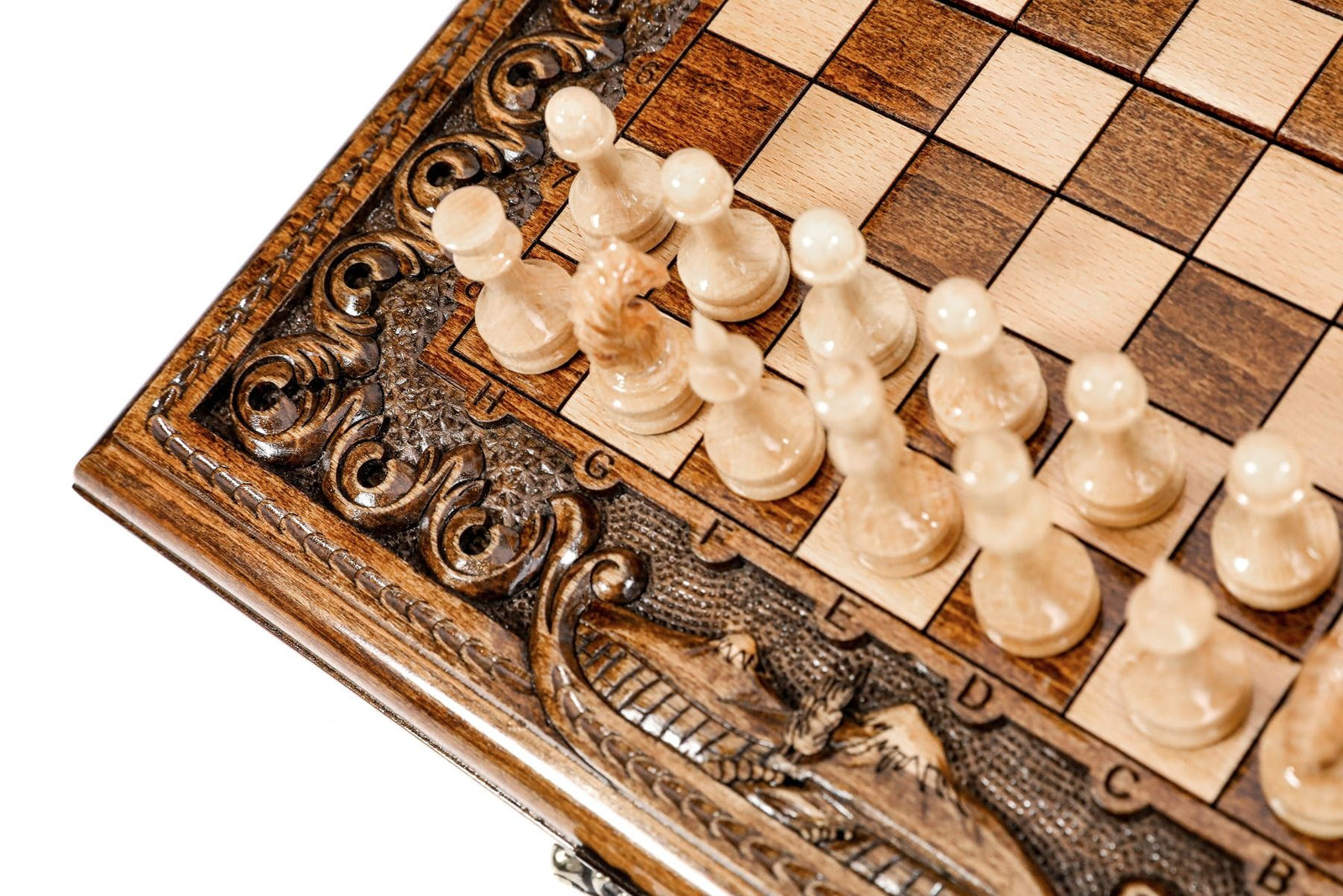 Armenian Chess & Backgammon Set with Mount Ararat 15.7" | 40 cm - Unumperfectus