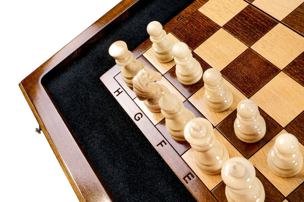 Wooden Carved Chess Set Eternity 60 cm | 24.7" - Unumperfectus