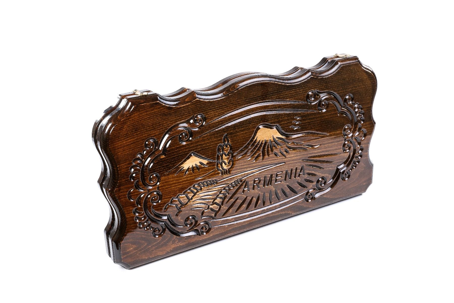 Armenian Classic Wooden Backgammon Board Ararat 23.6" | 60 cm - Unumperfectus