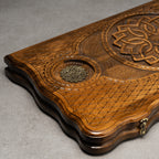 Luxury Backgammon Set – Ornate Carved Design