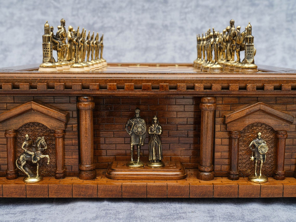 Chess Set with Storage - Castle