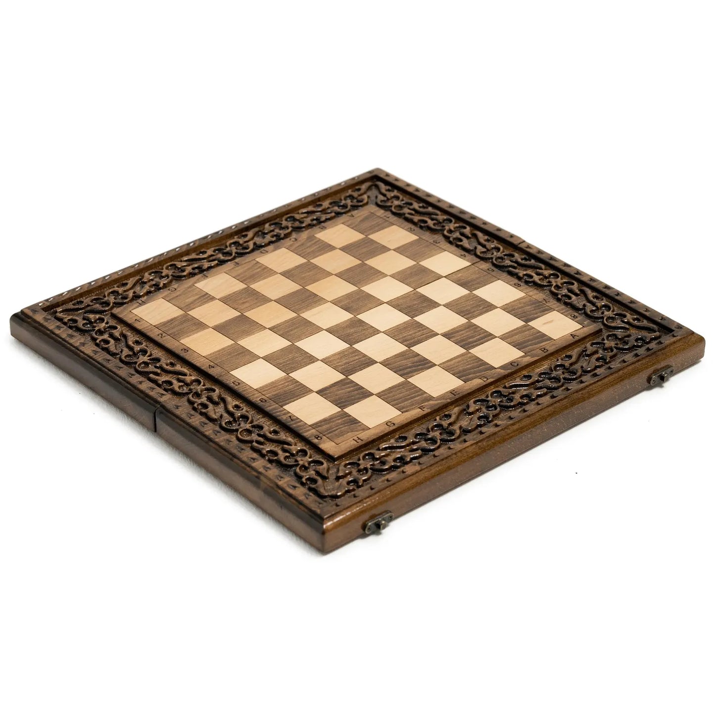 CHESS SET - Carved with Ornaments
