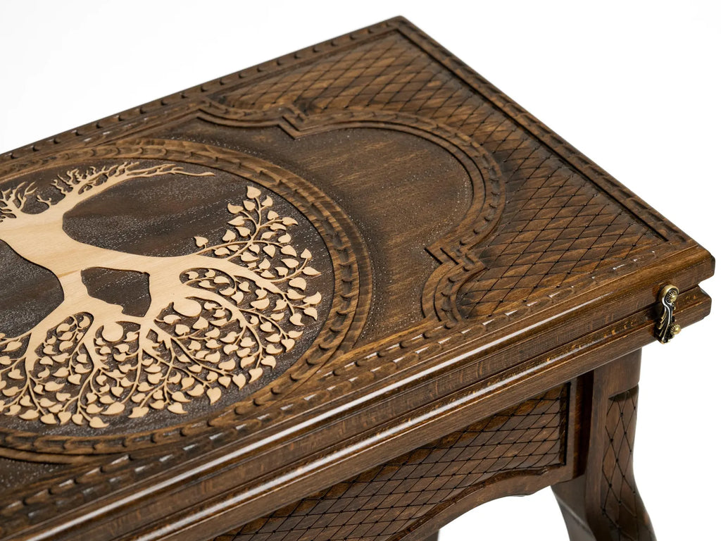 Exquisite Luxurious Chess Table - Handcrafted Statement Piece - Unumperfectus