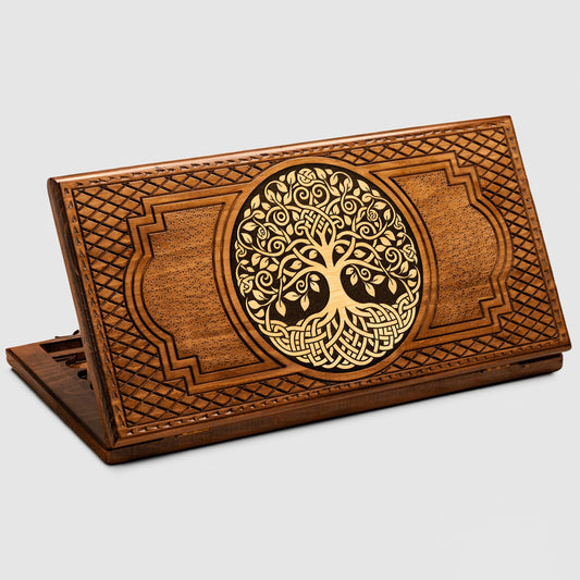 Backgammon Set - Celtic Tree - Unumperfectus