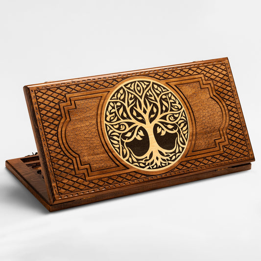 Backgammon Set – Tree Design - Unumperfectus