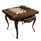Luxury chess and backgammon table by master Hrachya Ohanyan